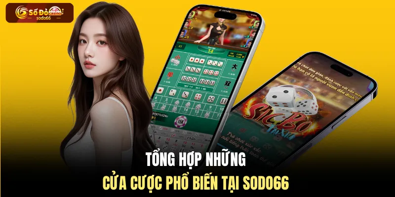 Tổng hợp những cửa cược phổ biến tại SODO66